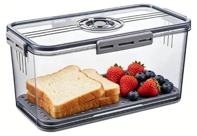 Produktbild von Aufbewahrungsbox mit Datumsanzeige für Brot und Gemüse