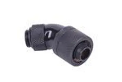 Zdjęcie produktu dla Alphacool 62374, Mosiądz, Czarny, 1/4", 45°, Męska, 22,1 mm