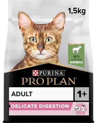Zdjęcie produktu dla Purina Delicate Adult, Dorosły, Jagnięcina, 1,5 kg