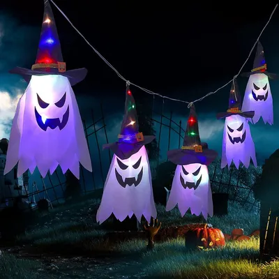 Produktbild von TRIXES 3M Ghost String Lights Halloween LED Decoration