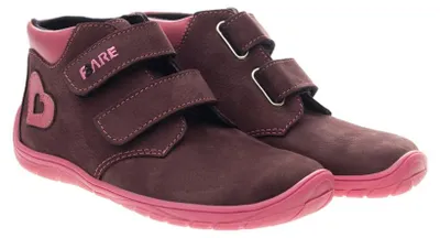 Obrázok produktu pre FARE BARE HOLEBY detské celoročné topánky vínové – Veľkosť 32