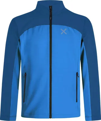 Produktbild von Montura GRID LIGHT MAGLIA KIDS (MMAP20K) - Kinder-Fleecejacke, Farbe:2687-CELESTE/DEEP BLUE, Größe:155