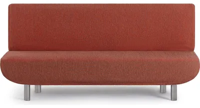 3-Sitzer Sofabezug, universell, orange, für Rückenlehne, Sitz und Armlehnen