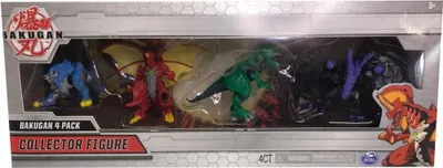 Image de BAKUGAN FIGURES DE COLLECTION 4 PACK SET 4 pièces collection