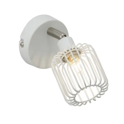 Productafbeelding van Briljante wand- en plafondlamp Spot Flavian, wit, max. 33W, fitting G9, zonder lamp, kantelbaar