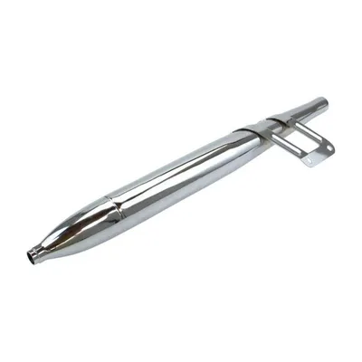 Produktbild von Schalldämpfer Zigarre chrom 55/575/26mm für Zündapp Combinette Typ 423 428 429