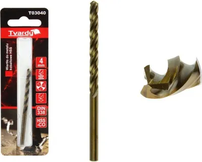 Produktbild von Wiertło do metalu kobaltowe HSS M35 4 mm