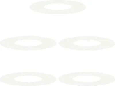 Produktbild von vidaXL geeignet für flache Baumringe 5 pcs Weiß Ø30 / 60 cm Stahl