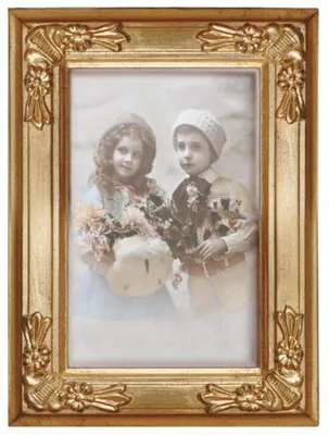 Obrázok produktu pre Rámček Casa Padrino, barokový štýl, Art Nouveau, antik, zlatá farba, 19 x 14 cm, vhodný pre fotografie 10 x 15 cm