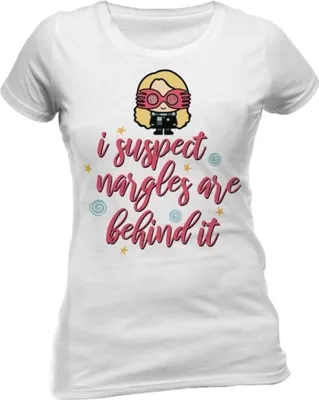 Immagine prodotto di Harry Potter - Maglietta aderente Nargles Wh T-Shirt, Donna