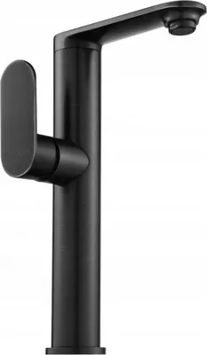 Produktbild von Mexen Milo Waschtischbatterie mit hohem Seitengriff, Schwarz - 71315-70