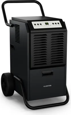 Image de Klarstein DuraDry 50L déshumidificateur d'air, 52 dB, réservoir de 5,5L, minuterie 24h, dégivrage auto, filtre lavable, portable, déshumidificateur électrique pour grands espaces, sous-sols, entrepôts