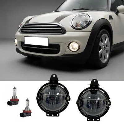 Produktbild von 2 Nebelscheinwerfer schwarz smoke R/L passt für Mini Cooper R55 R56 R57 06-13