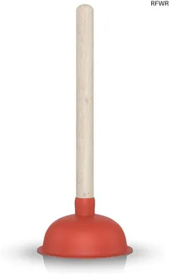 Produktbild von Plunger mit Düse für Abfluss, Badewanne, Toilette, Waschbecken und Dusche - 140 mm