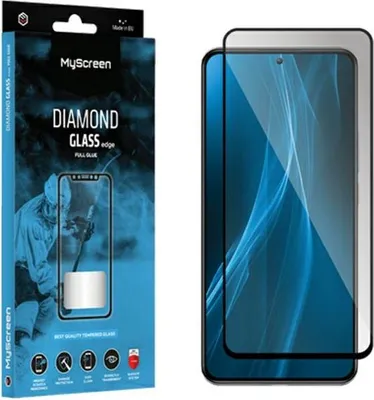 Productafbeelding van Gehard glas MS Diamond Glass Edge voor de Tecno Spark 10 Pro, zwart
