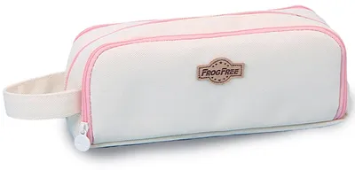 Productafbeelding van Groot etui, etui voor meisjes en tieners, etui voor studentes en volwassenen, groot etui voor school en kantoor, wit
