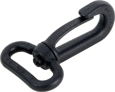 Produktbild von BasicNature Karabiner drehbar, 25 mm, 10 Stück