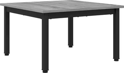 Image de vidaXL Table basse gris Sonoma 60 x 60 x 36 cm Bois composite