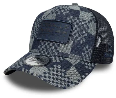Produktbild von New Era A-Frame Snapback Trucker Cap - DENIM Red Bull Racing