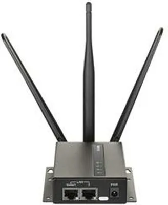 Image de D-Link DWM-313 Routeur 4G LTE Dual SIM Wi-Fi 4 Gigabit Ethernet M2M VPN Noir Métal