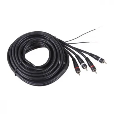 Obrázek produktu pro Kabel RCA 2x - RCA 2x + žíla, 5m (dálkový)