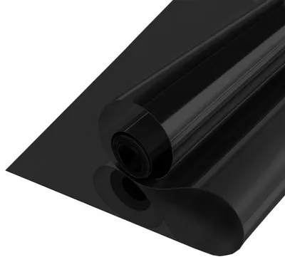 Productafbeelding van Raamfolie, 100% verduistering, privacybescherming, zonwering, 60 cm x 400 cm, zwart, zelfklevend