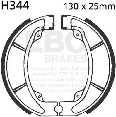 Zdjęcie produktu dla Szczęki hamulcowe EBC H344 (1 kpl.)