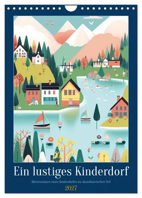 Produktbild von Ein lustiges Kinderdorf (Wandkalender 2027 DIN A4 hoch), CALVENDO Monatskalender