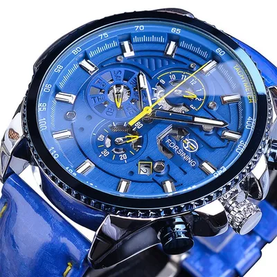 Immagine prodotto di Orologio da Uomo FORSINING VI - 14584 Blu | Eleganza e Stile KP14584