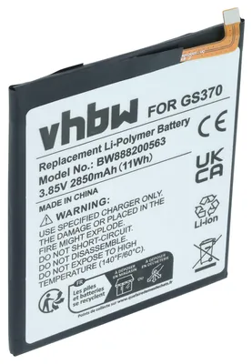 Produktbild von vhbw Akku kompatibel mit Gigaset GS370 Handy Smartphone Telefon (2850 mAh, 3,85 V, Li-Polymer)