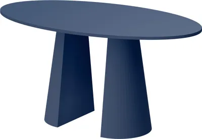 Produktbild von Design Esstisch Tisch Lunario oval 160x75x90 cm Esszimmer Pastellkollektion