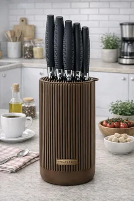 Produktbild von Royalty Line Messerset 7 teilig schwarz