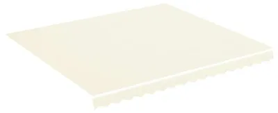 Produktbild von vidaXL Ersatzstoff für Markise Creme 400x350 cm Polyester