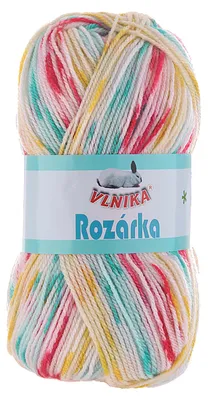 100g Strickgarn Rozárka 43 bunt