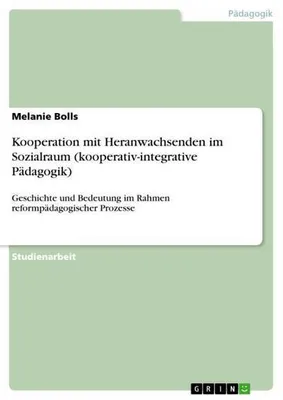 Zdjęcie produktu dla Kooperation mit Heranwachsenden im Sozialraum (kooperativ-integrative Pädagogik)