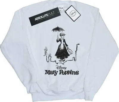 Image de Disney - "Rooftop Landing" Sweat-shirt pour femme BI12775 (L) (Blanc)