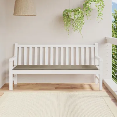 Produktbild von "im Angebot" Gartenbank-Auflage Taupe 180x50x4 cm Oxford-Gewebe - Gartenmöbelauflagen CC20126
