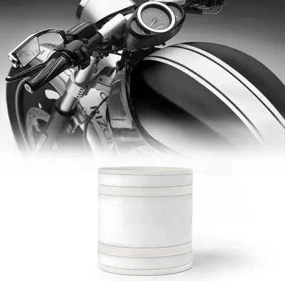 Produktbild von Streifen Klebestreifen für Motorrad 3 Drähte Weiß 80 mm x 2 mt