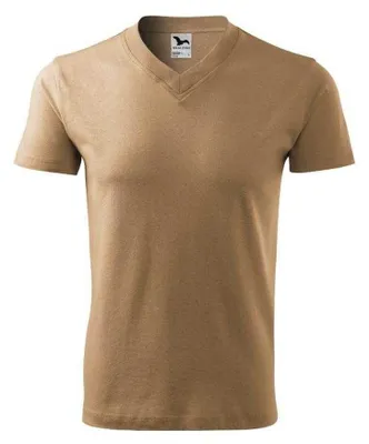 Produktbild von Malfini - T-Shirt für Herren, V-Ausschnitt PP11432 (S) (Beige)
