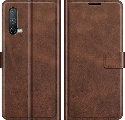 Produktbild von OnePlus Nord CE Hülle - Coverup Deluxe Klapphülle - Dunkelbraun