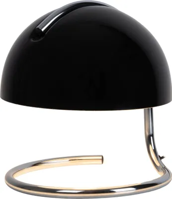 Produktbild von Näve Leuchten Tischleuchte BURANO mit E27 Tischleuchte BURANO mit E27 Tischleuchten - Tischleuchte "BURANO" gelb/ H: 25 cm, Tischlampe im Retro Style, aus Metall und Glas in gelb, 25 cm hoch, Ø 23,5 cm, E27-Fassung – Schnurschalter