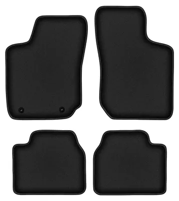 Productafbeelding van Velours automatten voor Opel Corsa B 1993-2001 (hatchback) – 4-delig, zwart, op maat – Wielganizator DURBAN