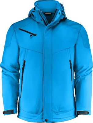 Produktbild von Skeleton Softshelljacke Navy TPU-Membran abnehmbare Kapuze Reißverschlusstaschen WP 5.000 MVP 800