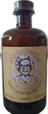 Produktbild von Monsieur Sauer - Oma Franziska's Vanillekipferl mit Zimt Likör - 0,5l, 17% Vol.
