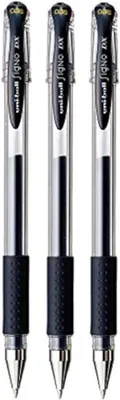 Obrázek produktu pro Signo – Sada 3 kusů – Uniball gelové pera – UM-151 – 0,38 mm – Černá