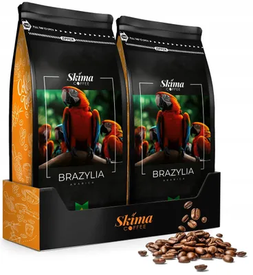 Immagine prodotto di Caffè in grani 2 x 1 kg BRASILE 100% Arabica appena tostato SkimaCoffee
