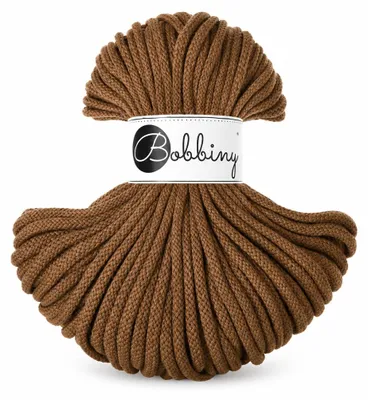 Produktbild von Bobbiny Premium 5 mm 50 m Nut Brown Schnur