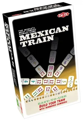 Productafbeelding van Tactic Mexican Train Travel, Geschikt voor kinderen en volwassenen, Jongen/meisje, 7 jaar/jaren, 99 jaar/jaren, 30 minuten, Zwart