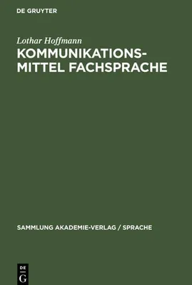 Produktbild von Kommunikationsmittel Fachsprache