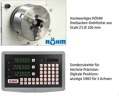Produktbild von Elmag Universal-Drehmaschine, 88625